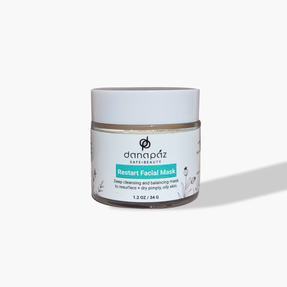 The best clay mask for acne prone, sun damage and hyperpigmentation and pimples and breakouts  with clean botanical extracts.